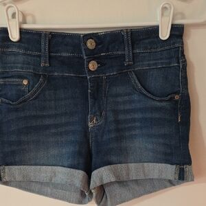Wallflower Dark Blue Jean Shorts - Size 1